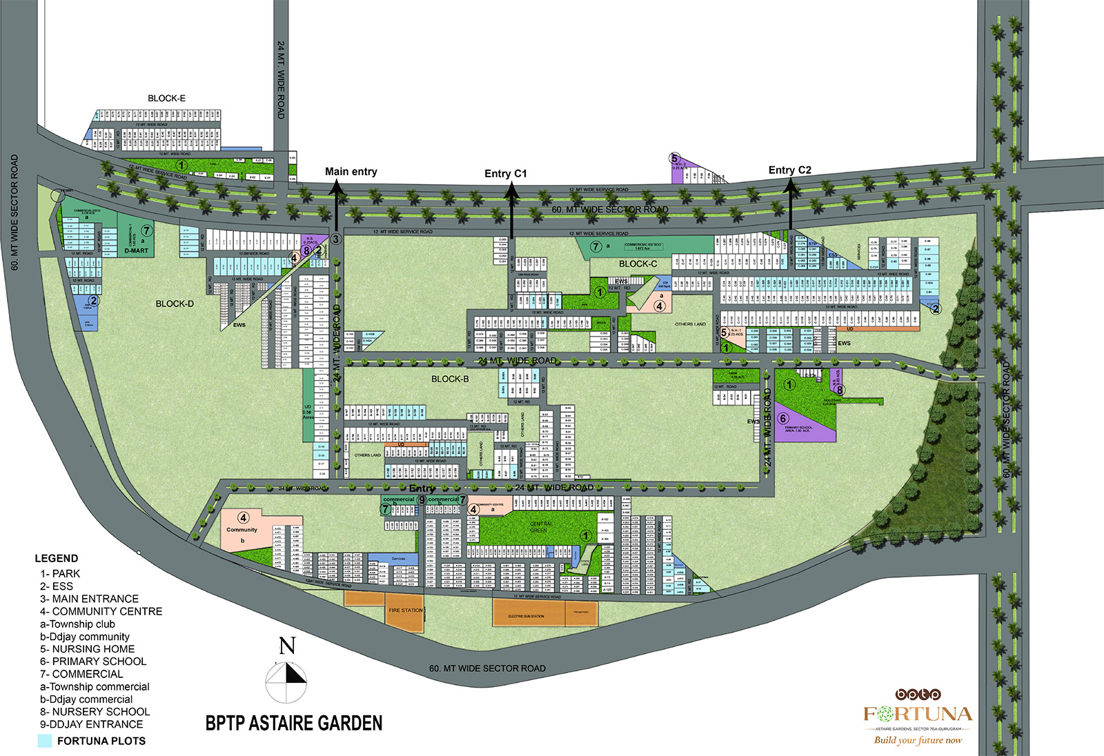 Master Plan BPTP Green Oaks