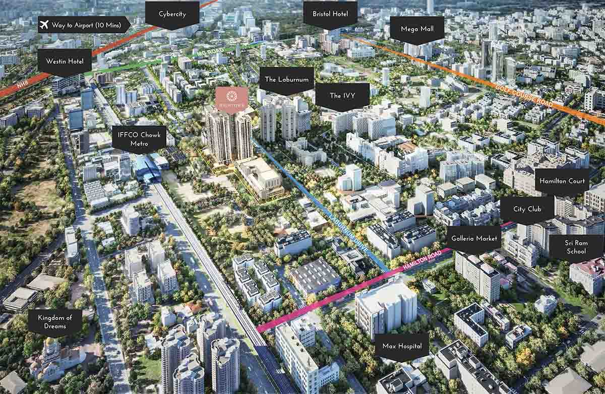 Silverglades Hightown Residences Location Map