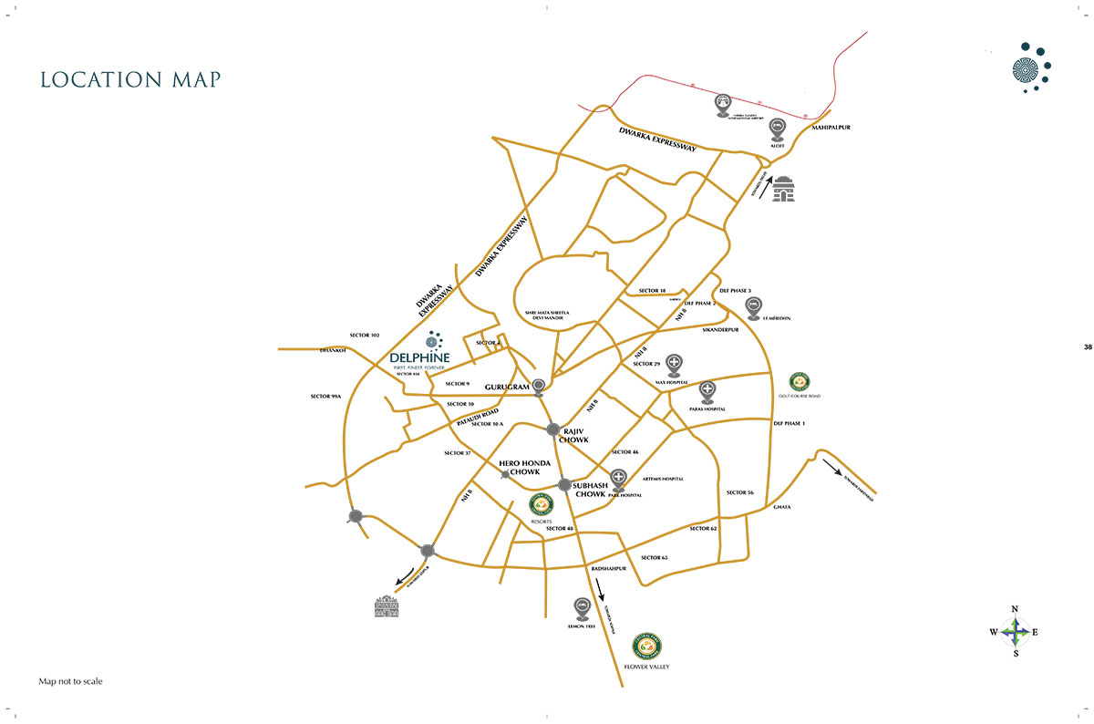 Central Park Delphine Location Map
