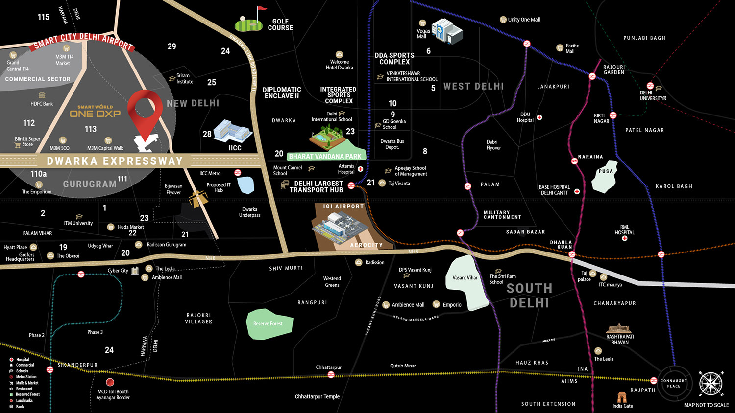 Smartworld The Edition Location Map