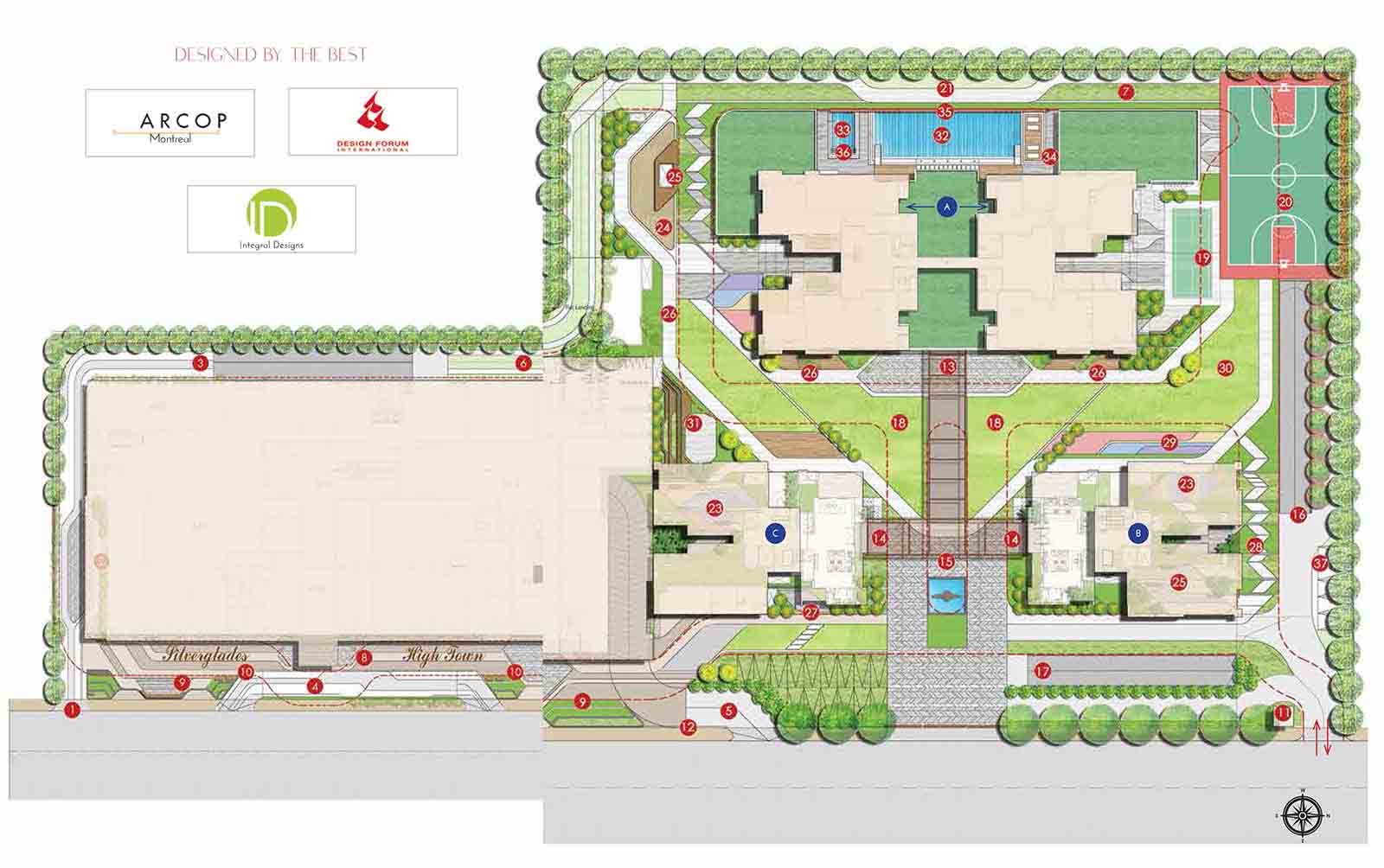 Master Plan Silverglades Hightown Residences