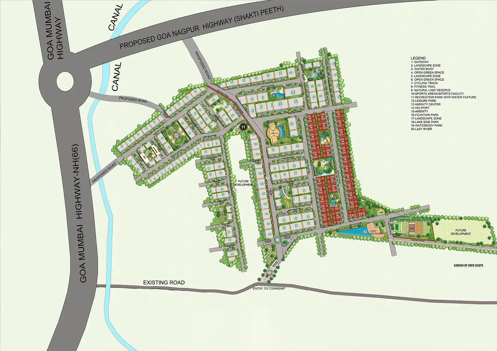 Master Plan Acqua Front Villas